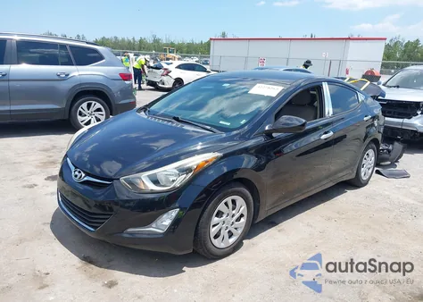2014 Hyundai Elantra Se из США, поврежденный, VIN 5NPDH4AE9EH543319